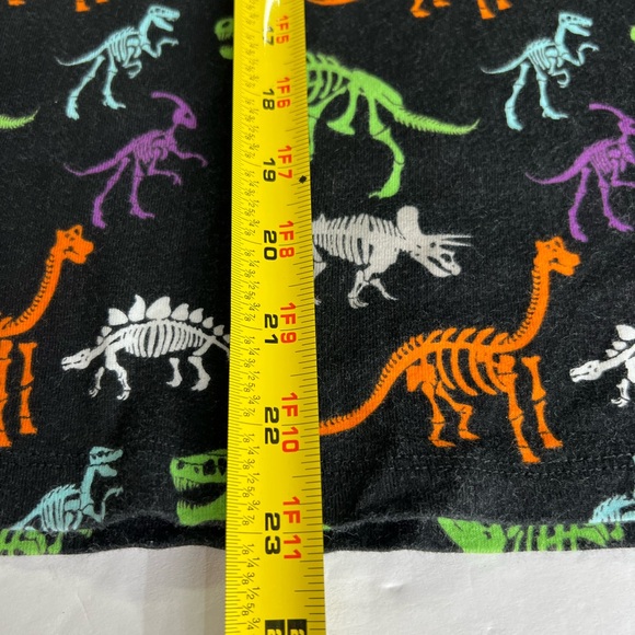 Hyde and Eek Dino skeleton long sleeve tee PJ top Halloween spooky casual plus - Picture 6 of 6